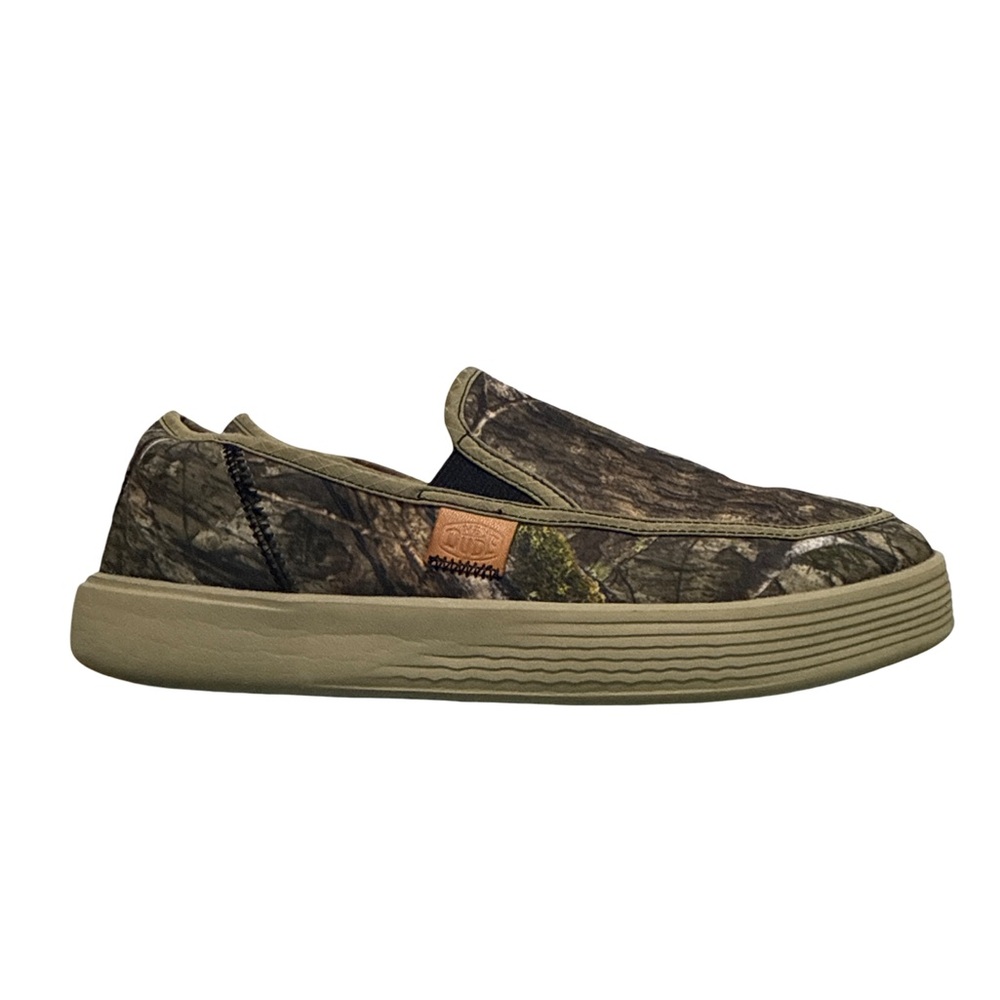 Hey Dude Sunspee Mossy Oak Slip-On Shoes Men’s 9 Camouflage